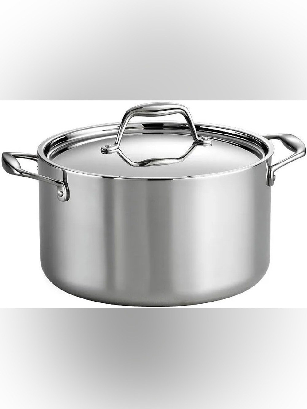 NEW Tramontina Stainless Steel Tri-ply Clad 6qt Sauce Pan